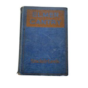 Vintage 1928 Edition Elmer‎ Gantry Sinclair Lewis Hardcover Book Staging Decor